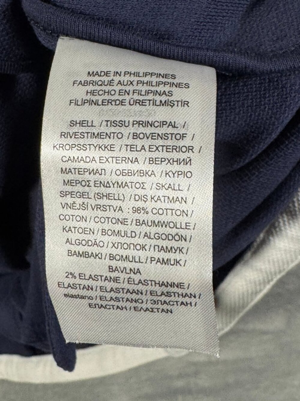 Lauren Ralph Lauren Blazer Womens 10 Navy Two Tone Double Breasted Pique $325 - Picture 7 of 13